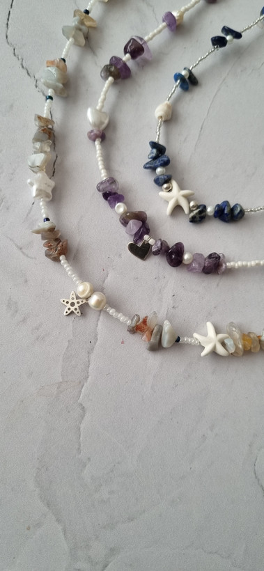 گردنبند های نقره تابستونی
